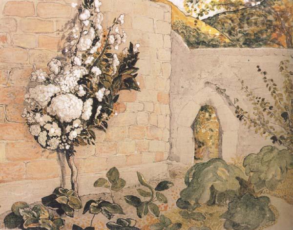 Samuel Palmer Pear Tree in a Walled Garden